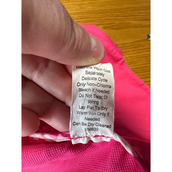 CAbi 310 Power Pink Peplum Cotton Women Single Button 3/4 Sleeve Blazer Size 4 - Picture 10 of 12